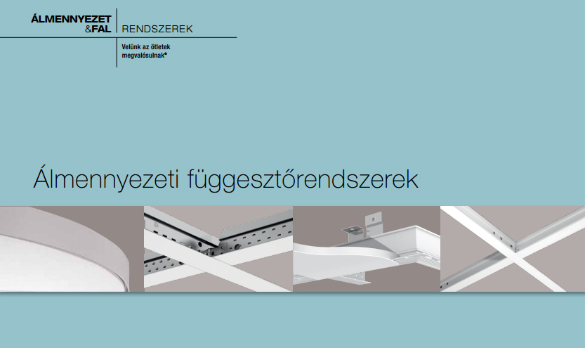 Álmennyezeti függesztőrendszerek